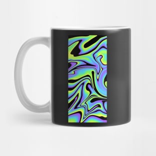 Neon UFO Pattern Mug